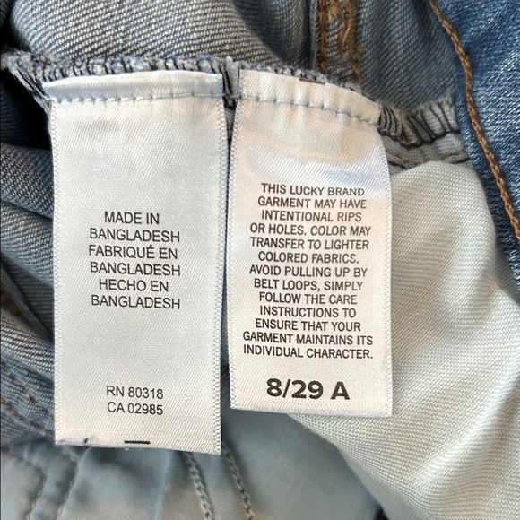 Lucky Brand Womens Sweet Mid Rise Boot Cut Jeans Boho Hippie Western Size 8/29 - Picture 6 of 7